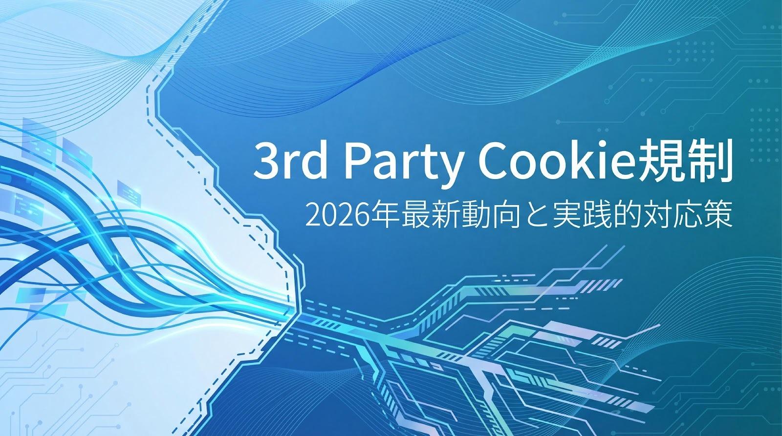 【2026年最新】サードパーティクッキーとは?規制状況と4つの対応策